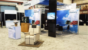 new united goderich booth at the 2017 nbaa bace convention and trade show